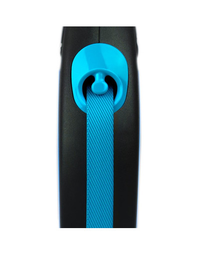 FLEXI New Neon M Tape 5 m blue automātiskā pavada, zila