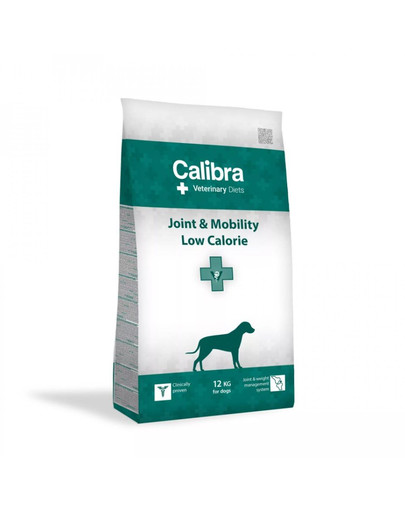 CALIBRA Veterinārais uzturs suņu locītavām un mobilitātei ar zemu kaloriju daudzumu 12 kg