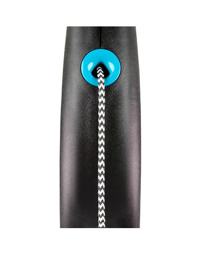 FLEXI Black Design M Cord 5 m blue automātiskā pavada