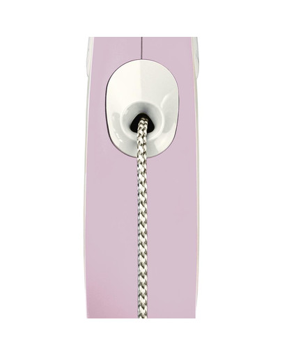 FLEXI New Comfort M Cord 8 m rose automātiskā pavada, rozā