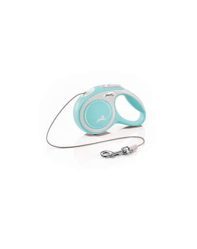 FLEXI New Comfort XS Cord 3 m light blue automātiskā pavada, gaiši zila