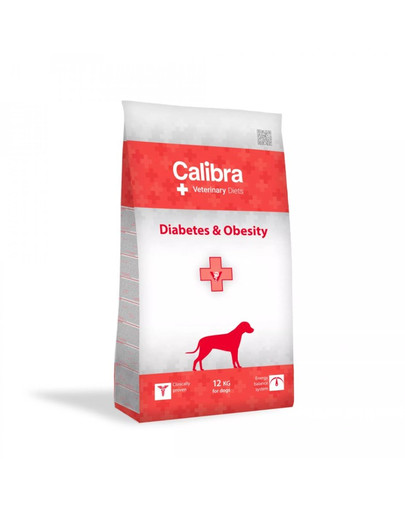 CALIBRA Veterinārais uzturs suņiem Diabēts un liekais svars 12 kg