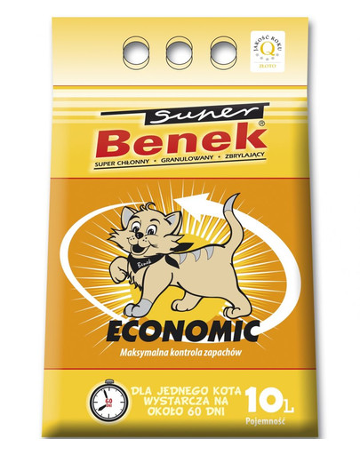 BENEK Super ekonomiskie kaķu pakaiši 10 l x 2 (20 l)