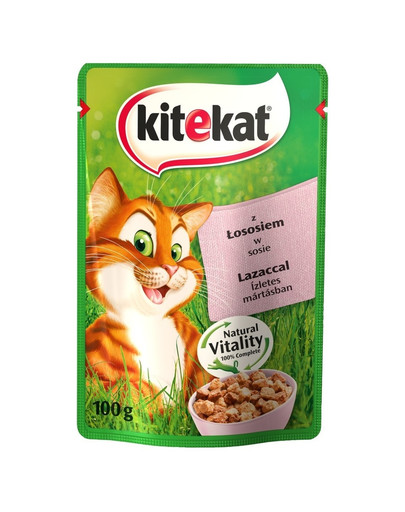 Kitekat ar lasi mērcē 100 g x24