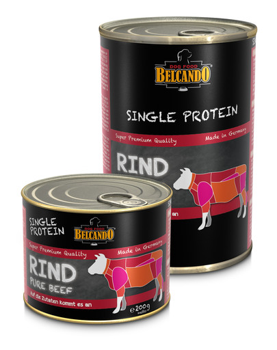 BELCANDO Single Protein Liellopa gaļa 200 g mitrā barība suņiem