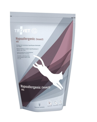 TROVET Hypoallergenic Insect IRD kaķiem 500 g
