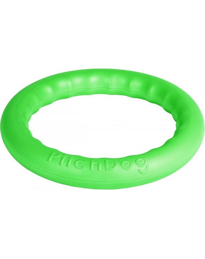 PULLER PitchDog30 suņu gredzens 28cm, laima zaļā krāsā