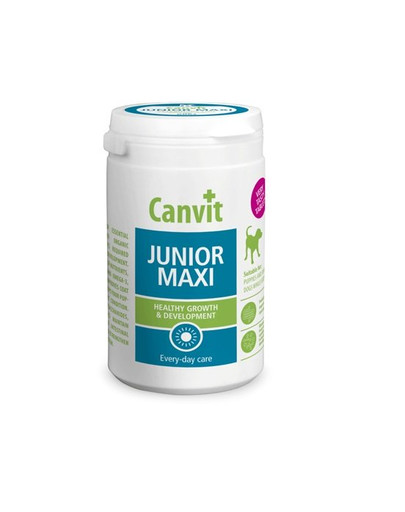 CANVIT Dog Junior Maxi 230g vitamīnu un mikro- un makroelementu komplekss pilnvērtīgai attīstībai