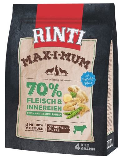 RINTI MAX-I-MUM Rumen 4 kg, nesatur graudus