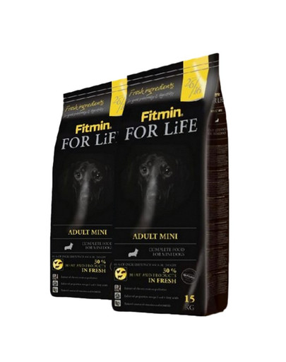 FITMIN Dog For Life adult mini 30 kg (2 x 15 kg)