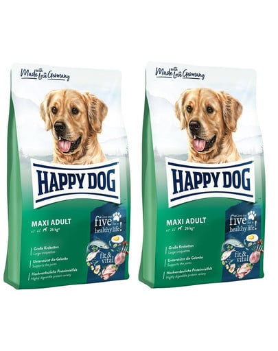 HAPPY DOG Supreme Fit & Vital Maxi Adult 2 x 14 kg ( 28kg )