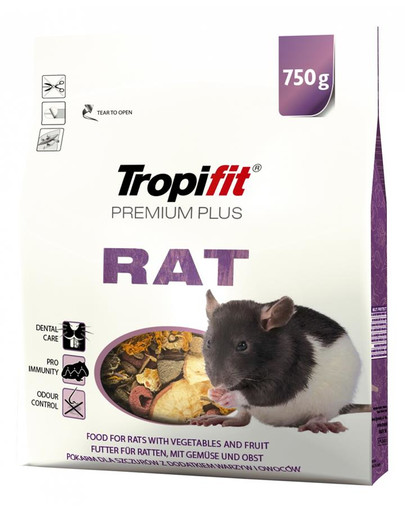 TROPIFIT Premium Plus RAT žurkām 750 g