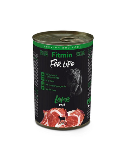 FITMIN For Life jēra gaļas pastēte 400 g