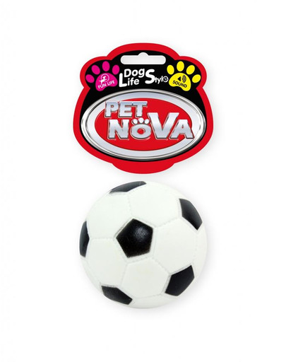 PET NOVA DOG LIFE STYLE 7 cm futbola bumba rotaļlieta