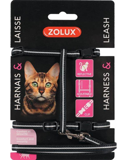 ZOLUX kaķu pastaigu komplekts sarkans