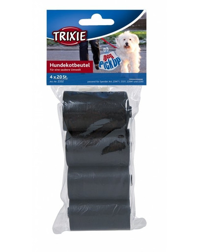 Trixie plastmasas maisiņi izkārnījumiem 4x20 gab.
