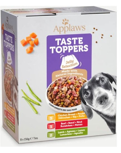 APPLAWS Konservi suņu barībai 8x156 g želejā Multipaka