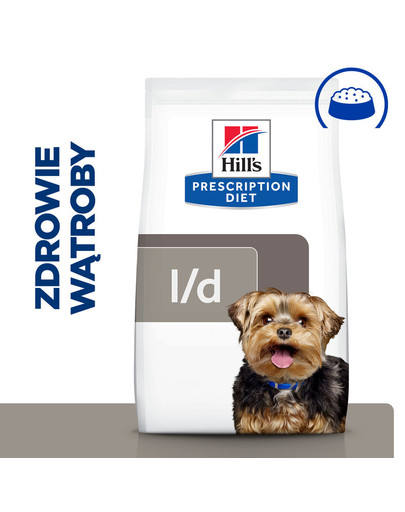 HILL'S Prescription Diet Canine l/d 4 kg barība suņiem ar aknu slimībām