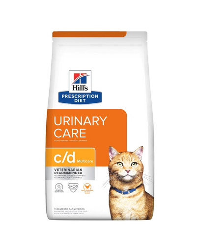HILL'S Prescription Diet C/D Multicare Feline With Chicken Urinārā aprūpe - ar vistas gaļu 3kg