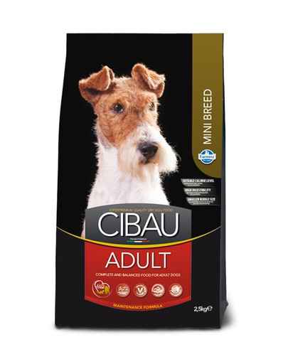 FARMINA Cibau Adult Mini barība pieaugušiem maziem suņiem 2,5 kg