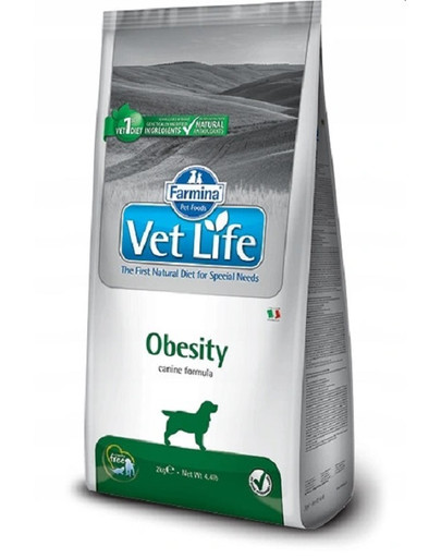FARMINA Vet Life Natural Diet Obesity Dog 50 gr - Paraugs. Sausā barība pieaugušiem suņiem ar diabētu.