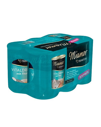 MIAMOR Trinkfein Tunča zupa kaķiem 24 x 135 ml