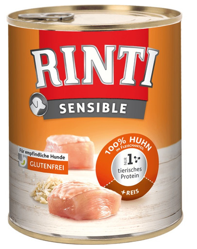 RINTI Sensible Vistas gaļa ar rīsiem 12 x 800 g