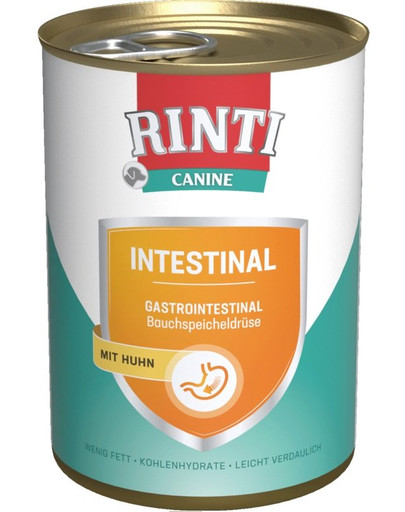 RINTI Canine Intestinal Vistas gaļa 12 x 400 g