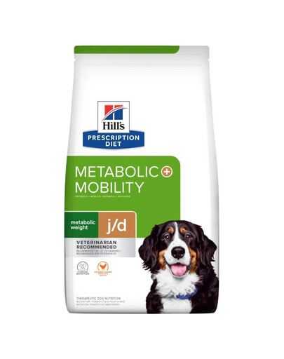 HILL'S Prescription Diet Canine Metabolic + Mobility 24 kg (2 x 12 kg) suņa svara kontroli un locītavu veselību