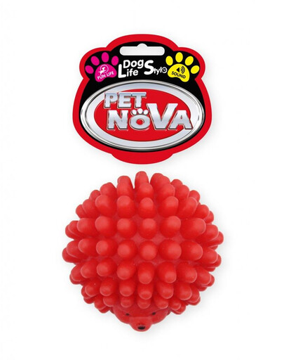 PET NOVA DOG LIFE STYLE ezis rotaļlieta 6,5 cm sarkans