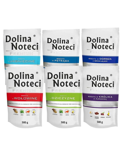 DOLINA NOTECI Premium Garšu maisījums 10x500g bez mājputnu gaļas