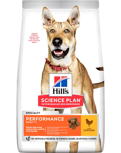 HILL'S Canine Adult 1+ Performance vistas gaļa aktīviem suņiem 28 kg (2x14 kg)