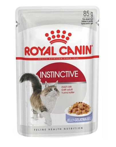 ROYAL CANIN Instinctive 24x85 g mērcē mitrā barība pieaugušiem, izvēlīgiem kaķiem