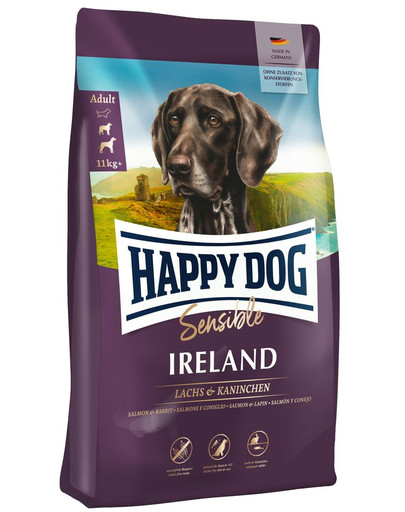 HAPPY DOG Supreme Ireland 8 kg (2 x 4 kg) ar laša un truša gaļu, miežiem, auzām un kartupeļiem