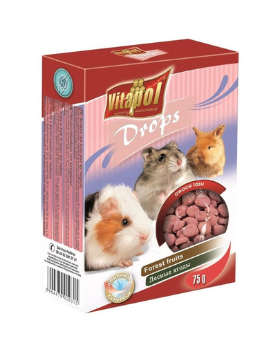 VITAPOL Lašeliai graužikams - miško uogos 75g