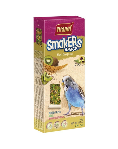Vitapol Smakers banguotosioms papūgėlėms su kiviais 2 vnt. 90 g