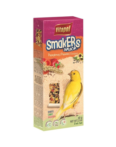 Vitapol Smakers kanarėlėms su paprikomis 2 vnt.