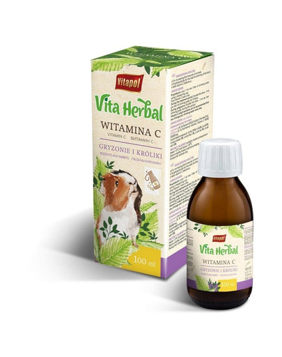 VITAPOL Vita Herbal Witamina C graužikams ir triušiams 100 ml