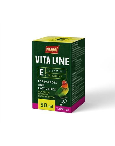 VITAPOL E vitamīns eksotiskiem putniem 50ml