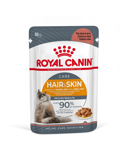 ROYAL CANIN HAIR&SKIN  mērcē 48x85 g