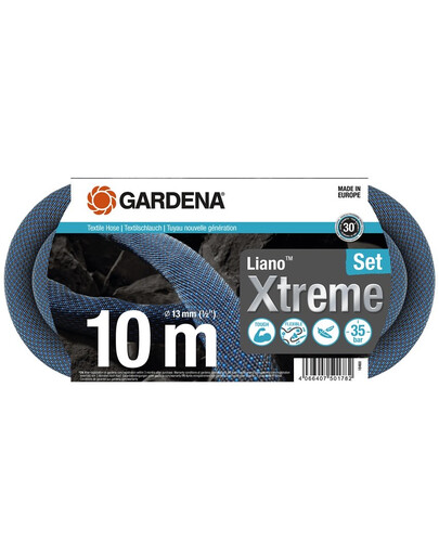 GARDENA Liano Xtreme tekstila šļūtene 10 m komplekts