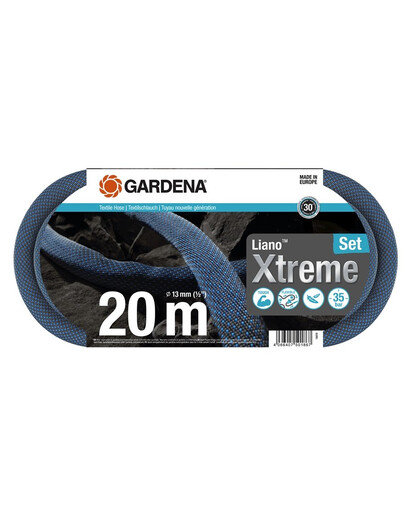 GARDENA Liano Xtreme tekstila šļūtene 20 m komplekts