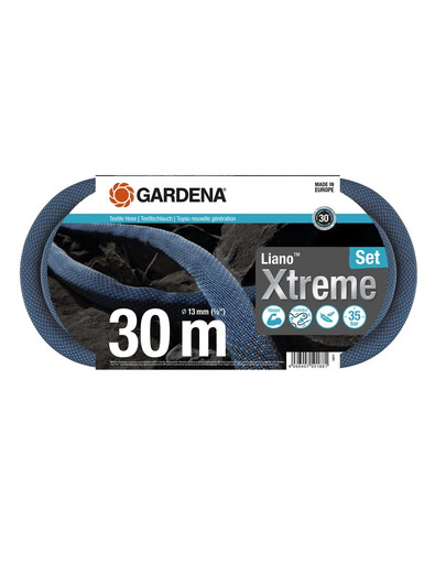 GARDENA Liano Xtreme tekstila šļūtene 30 m komplekts