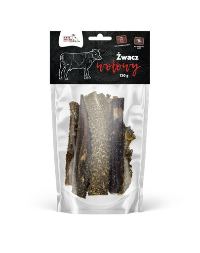 SYTA MICHA Żwacz wołowy dla psa 120g
