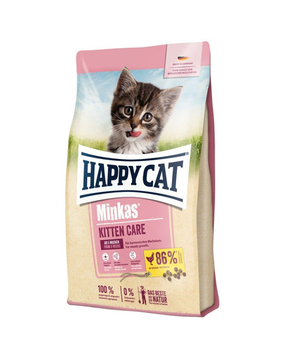 HAPPY CAT Mink Junior Care, mājputnu gaļa, 1,5 kg