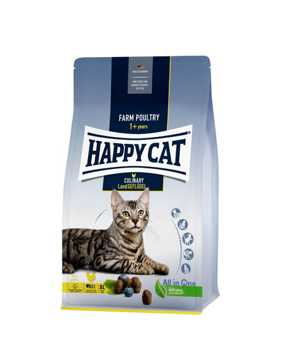 HAPPY CAT Culinary Adult Land Geflügel 10 kg Mājputni