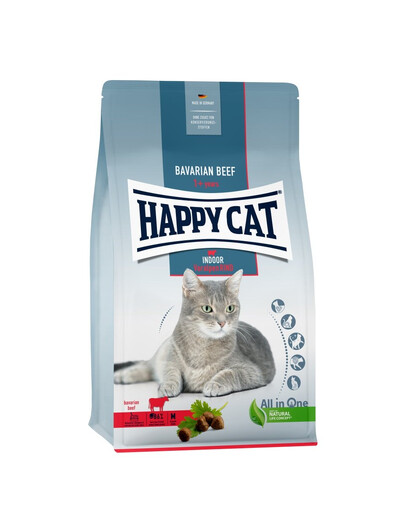 HAPPY CAT Indoor Wołowina bawarska 4 kg