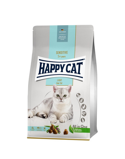 HAPPY CAT Sensitive Light 10 kg liekais svars