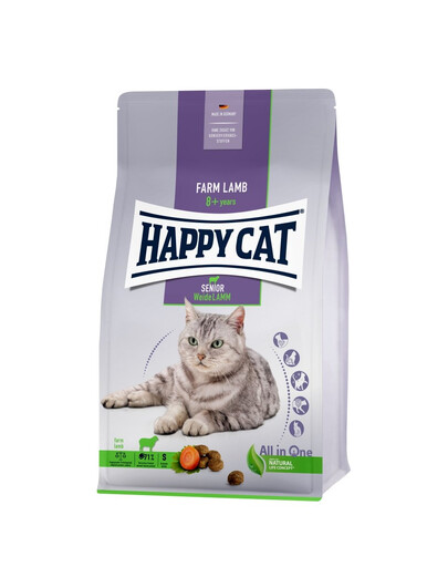 HAPPY CAT Senior Jagnięcina 4 kg