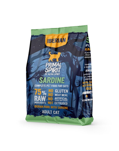 PRIMAL SPIRIT Iberian Sardine sausā kaķu barība 1 kg